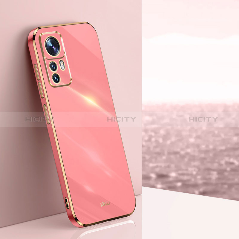 Silikon Hülle Handyhülle Ultra Dünn Flexible Schutzhülle Tasche XL1 für Xiaomi Mi 12T Pro 5G Pink Plus