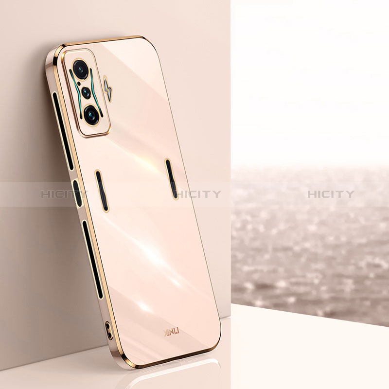 Silikon Hülle Handyhülle Ultra Dünn Flexible Schutzhülle Tasche XL1 für Xiaomi Poco F4 GT 5G Gold