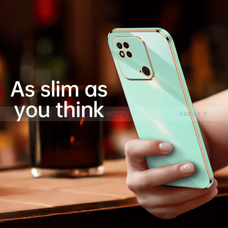 Silikon Hülle Handyhülle Ultra Dünn Flexible Schutzhülle Tasche XL1 für Xiaomi Redmi 10 India groß