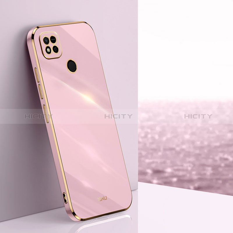 Silikon Hülle Handyhülle Ultra Dünn Flexible Schutzhülle Tasche XL1 für Xiaomi Redmi 9 Activ Rosa