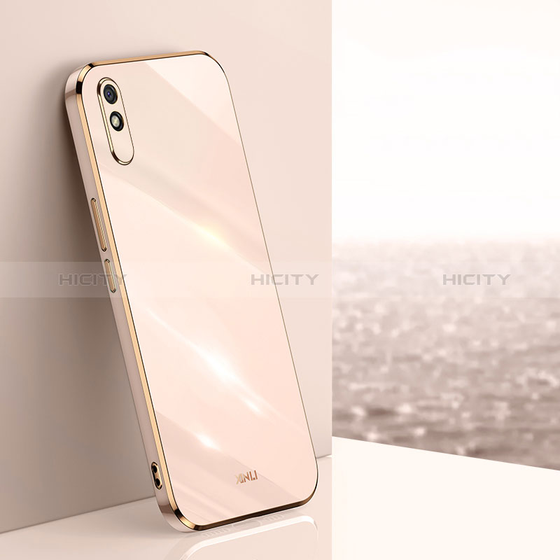 Silikon Hülle Handyhülle Ultra Dünn Flexible Schutzhülle Tasche XL1 für Xiaomi Redmi 9A Gold