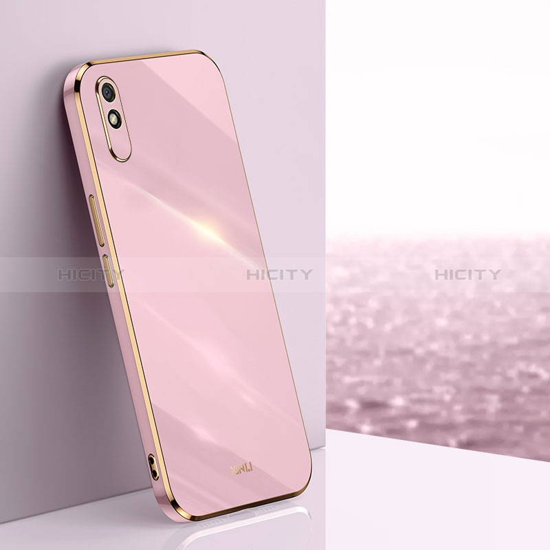 Silikon Hülle Handyhülle Ultra Dünn Flexible Schutzhülle Tasche XL1 für Xiaomi Redmi 9A Rosa