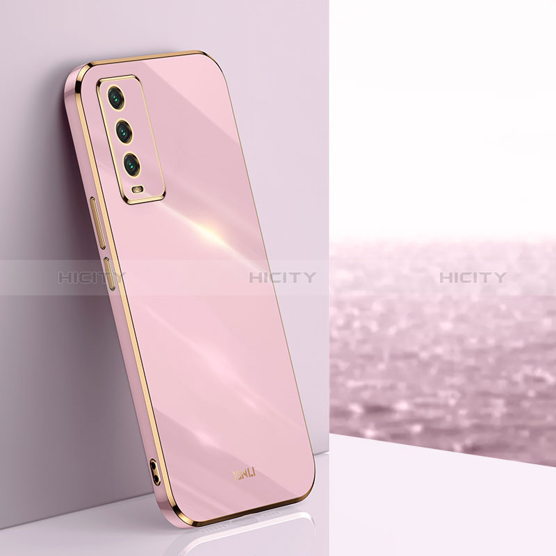 Silikon Hülle Handyhülle Ultra Dünn Flexible Schutzhülle Tasche XL1 für Xiaomi Redmi 9T 4G Rosa Plus