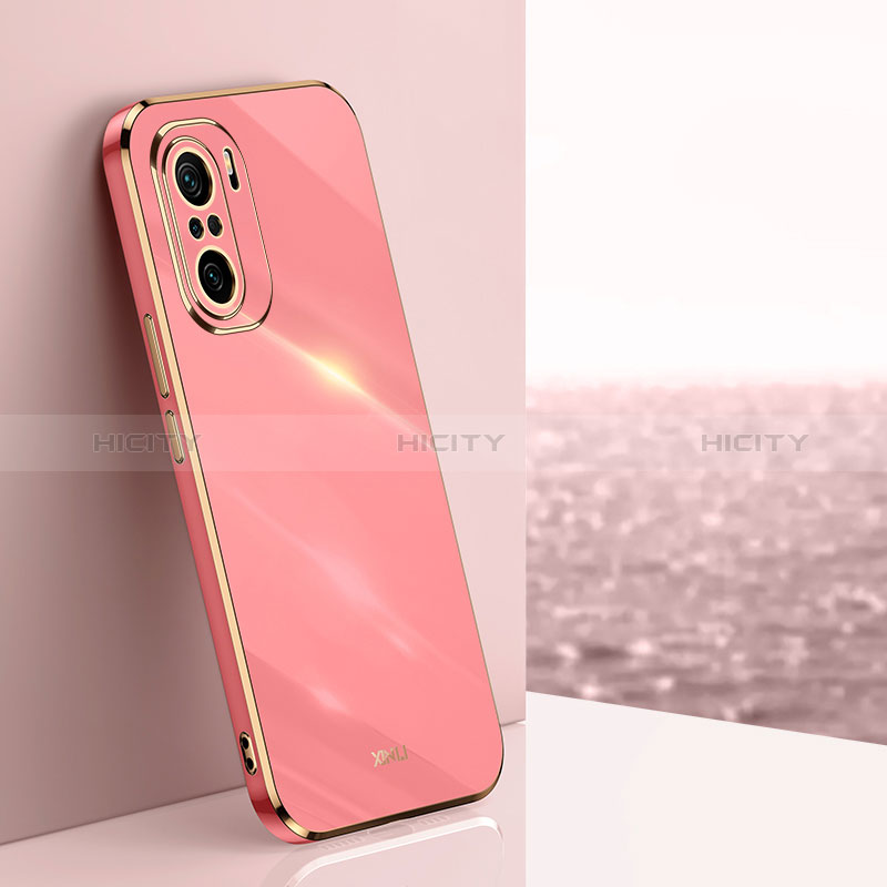 Silikon Hülle Handyhülle Ultra Dünn Flexible Schutzhülle Tasche XL1 für Xiaomi Redmi K40 Pro+ Plus 5G Pink Plus