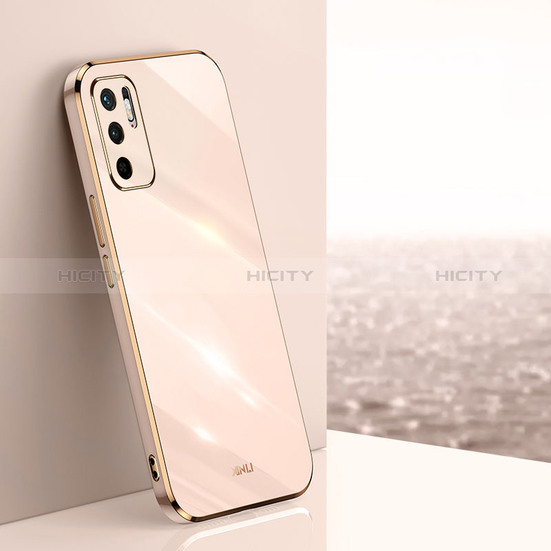 Silikon Hülle Handyhülle Ultra Dünn Flexible Schutzhülle Tasche XL1 für Xiaomi Redmi Note 10 5G Gold