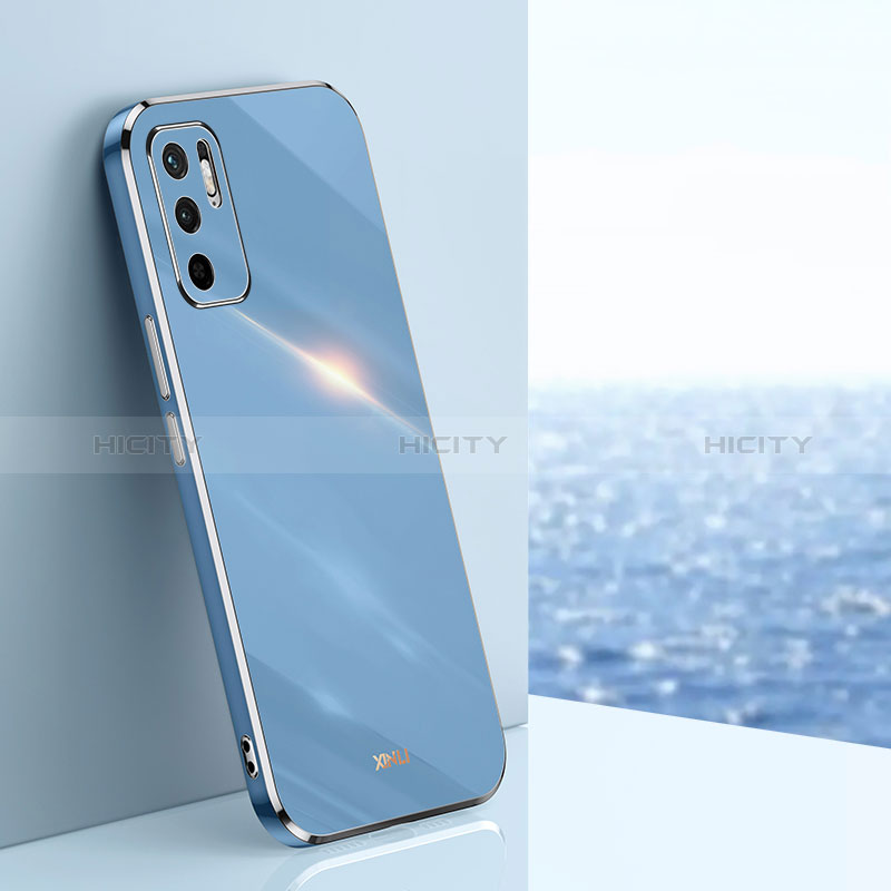 Silikon Hülle Handyhülle Ultra Dünn Flexible Schutzhülle Tasche XL1 für Xiaomi Redmi Note 10T 5G Blau