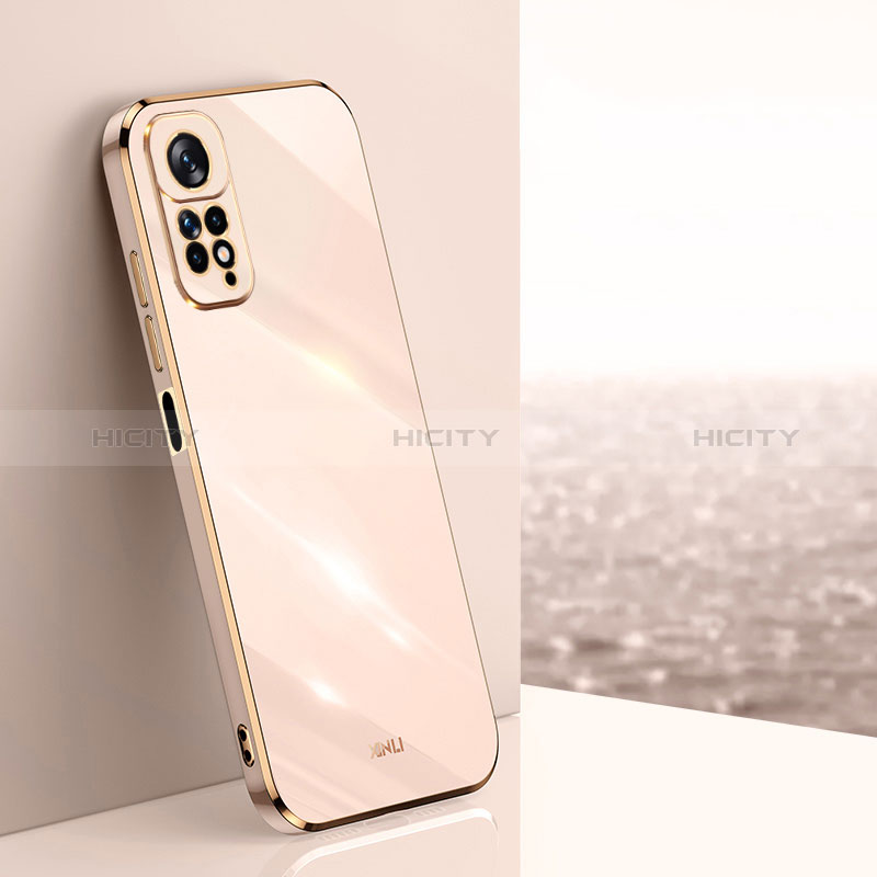 Silikon Hülle Handyhülle Ultra Dünn Flexible Schutzhülle Tasche XL1 für Xiaomi Redmi Note 11 4G (2022) Gold