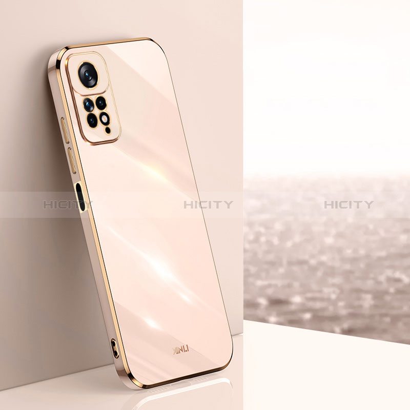 Silikon Hülle Handyhülle Ultra Dünn Flexible Schutzhülle Tasche XL1 für Xiaomi Redmi Note 11 Pro 5G Gold