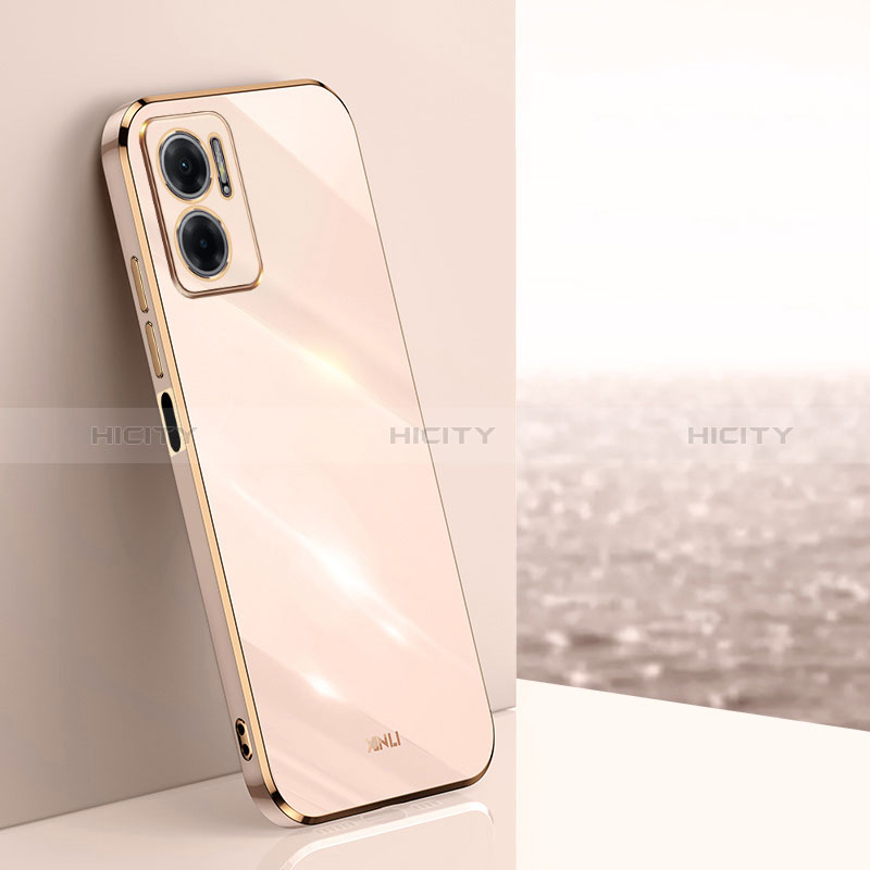 Silikon Hülle Handyhülle Ultra Dünn Flexible Schutzhülle Tasche XL1 für Xiaomi Redmi Note 11E 5G Gold