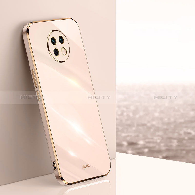 Silikon Hülle Handyhülle Ultra Dünn Flexible Schutzhülle Tasche XL1 für Xiaomi Redmi Note 9 5G Gold