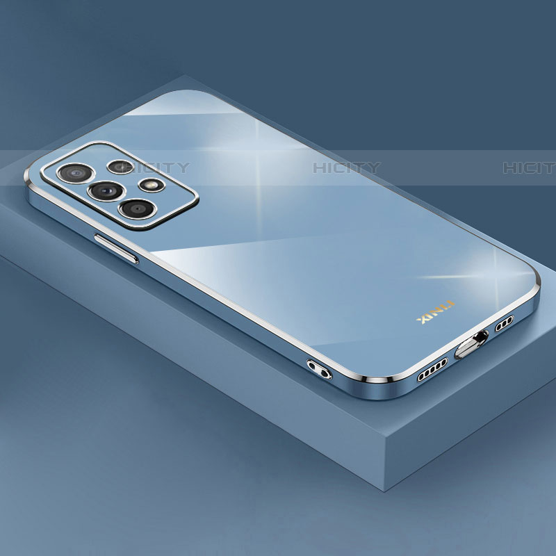 Silikon Hülle Handyhülle Ultra Dünn Flexible Schutzhülle Tasche XL4 für Samsung Galaxy A72 4G groß