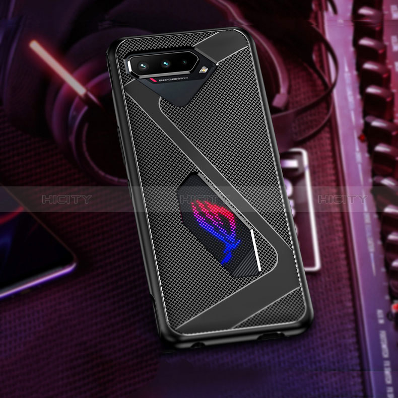 Silikon Hülle Handyhülle Ultra Dünn Flexible Schutzhülle Tasche ZJ1 für Asus ROG Phone 5 Pro Schwarz