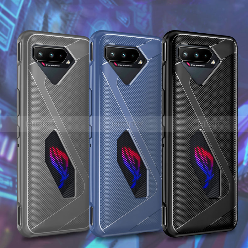 Silikon Hülle Handyhülle Ultra Dünn Flexible Schutzhülle Tasche ZJ1 für Asus ROG Phone 5s groß