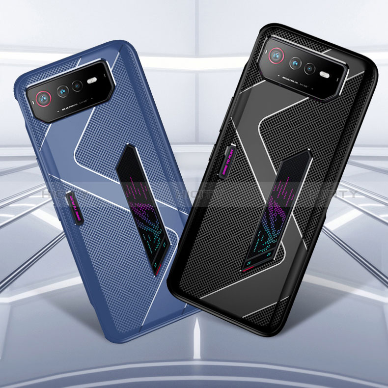 Silikon Hülle Handyhülle Ultra Dünn Flexible Schutzhülle Tasche ZJ1 für Asus ROG Phone 6 Pro groß