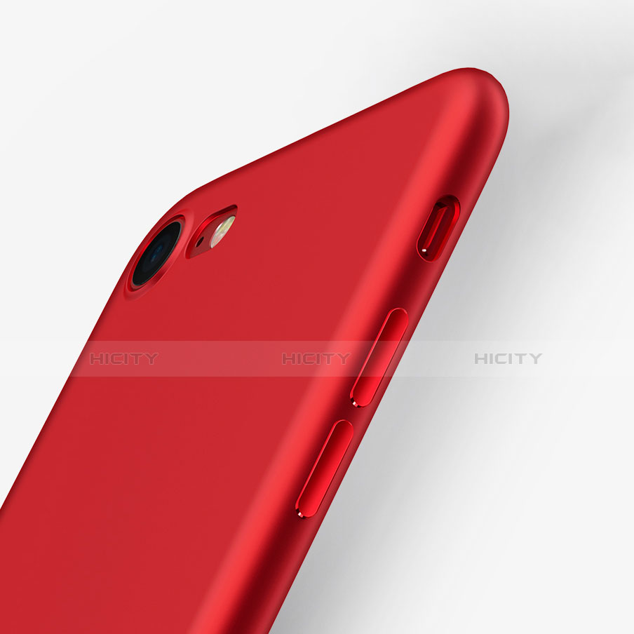 Silikon Hülle Handyhülle Ultra Dünn Schutzhülle 360 Grad für Apple iPhone 7 Rot