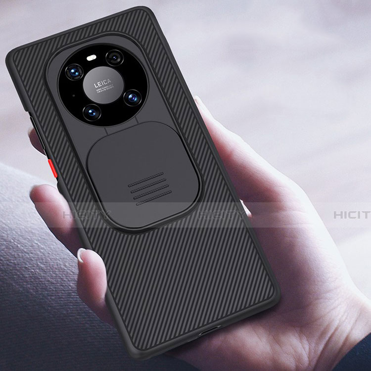 Silikon Hülle Handyhülle Ultra Dünn Schutzhülle 360 Grad Ganzkörper D01 für Huawei Mate 40 Pro Schwarz