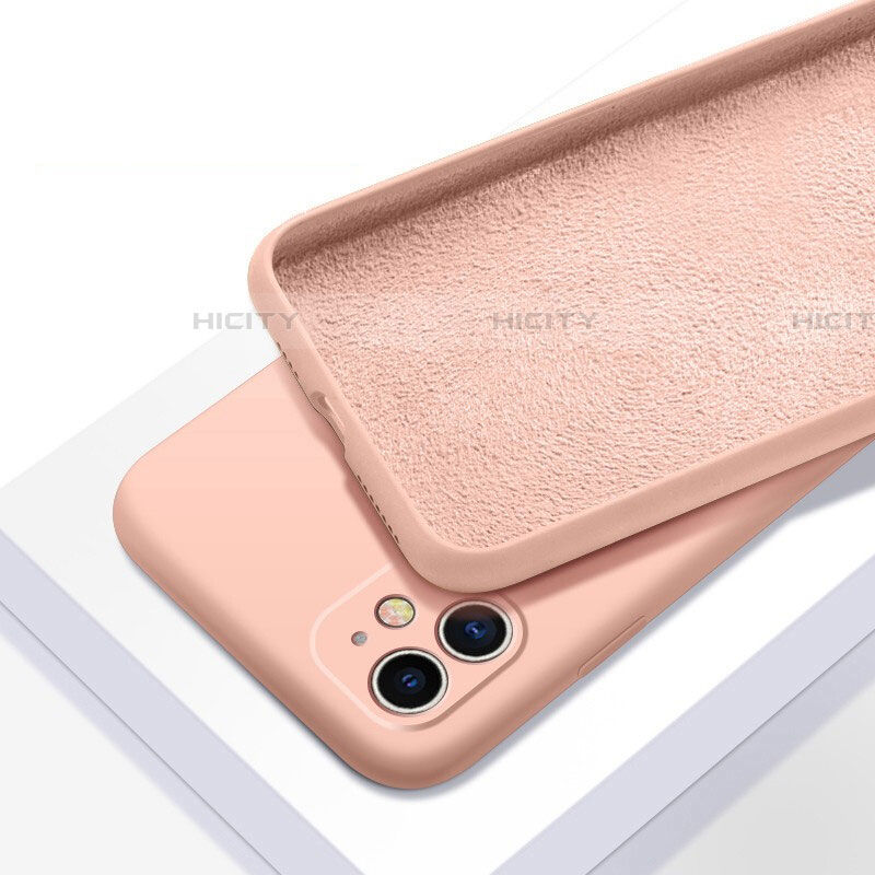 Silikon Hülle Handyhülle Ultra Dünn Schutzhülle 360 Grad Tasche C01 für Apple iPhone 11 Rosa Plus