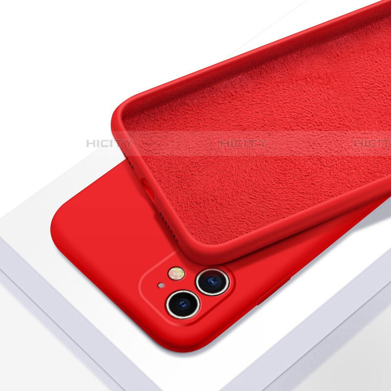 Silikon Hülle Handyhülle Ultra Dünn Schutzhülle 360 Grad Tasche C01 für Apple iPhone 11 Rot Plus