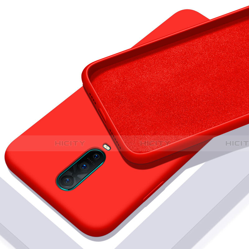 Silikon Hülle Handyhülle Ultra Dünn Schutzhülle 360 Grad Tasche C01 für Oppo R17 Pro Rot