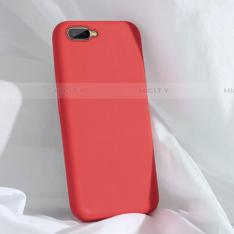 Silikon Hülle Handyhülle Ultra Dünn Schutzhülle 360 Grad Tasche C01 für Oppo RX17 Neo Rot Plus