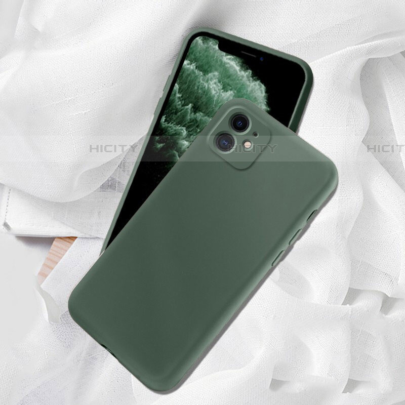 Silikon Hülle Handyhülle Ultra Dünn Schutzhülle 360 Grad Tasche C02 für Apple iPhone 11 Grün