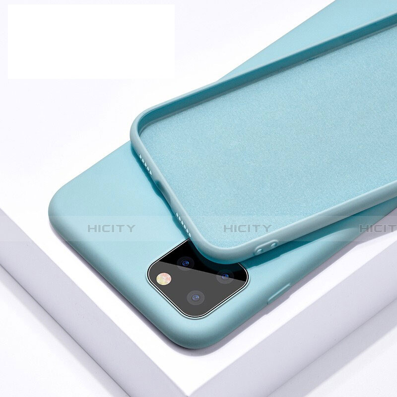 Silikon Hülle Handyhülle Ultra Dünn Schutzhülle 360 Grad Tasche C02 für Apple iPhone 11 Pro Hellblau