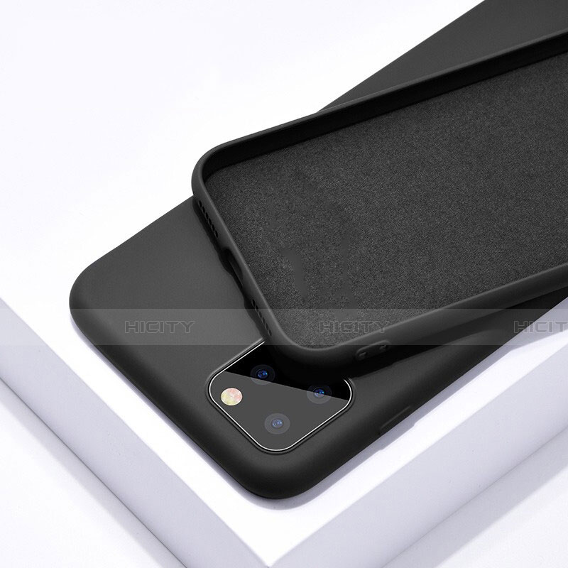 Silikon Hülle Handyhülle Ultra Dünn Schutzhülle 360 Grad Tasche C02 für Apple iPhone 11 Pro Schwarz