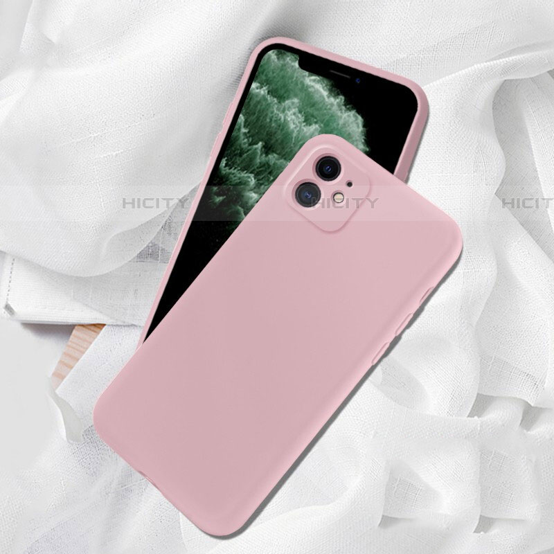 Silikon Hülle Handyhülle Ultra Dünn Schutzhülle 360 Grad Tasche C02 für Apple iPhone 11 Rosa Plus