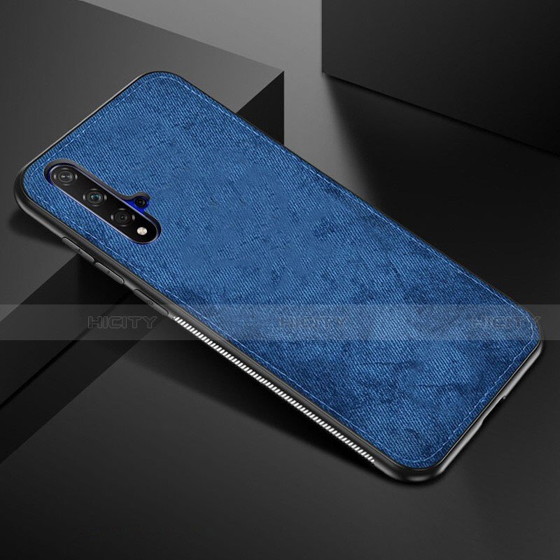 Silikon Hülle Handyhülle Ultra Dünn Schutzhülle 360 Grad Tasche C02 für Huawei Honor 20S Blau