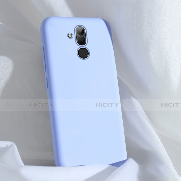 Silikon Hülle Handyhülle Ultra Dünn Schutzhülle 360 Grad Tasche C02 für Huawei Mate 20 Lite Hellblau