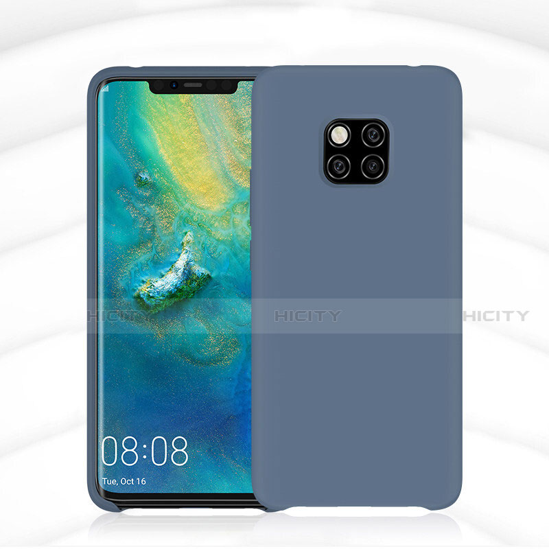 Silikon Hülle Handyhülle Ultra Dünn Schutzhülle 360 Grad Tasche C02 für Huawei Mate 20 Pro Blau