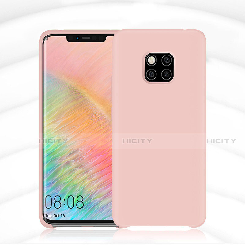 Silikon Hülle Handyhülle Ultra Dünn Schutzhülle 360 Grad Tasche C02 für Huawei Mate 20 Pro Rosa Plus