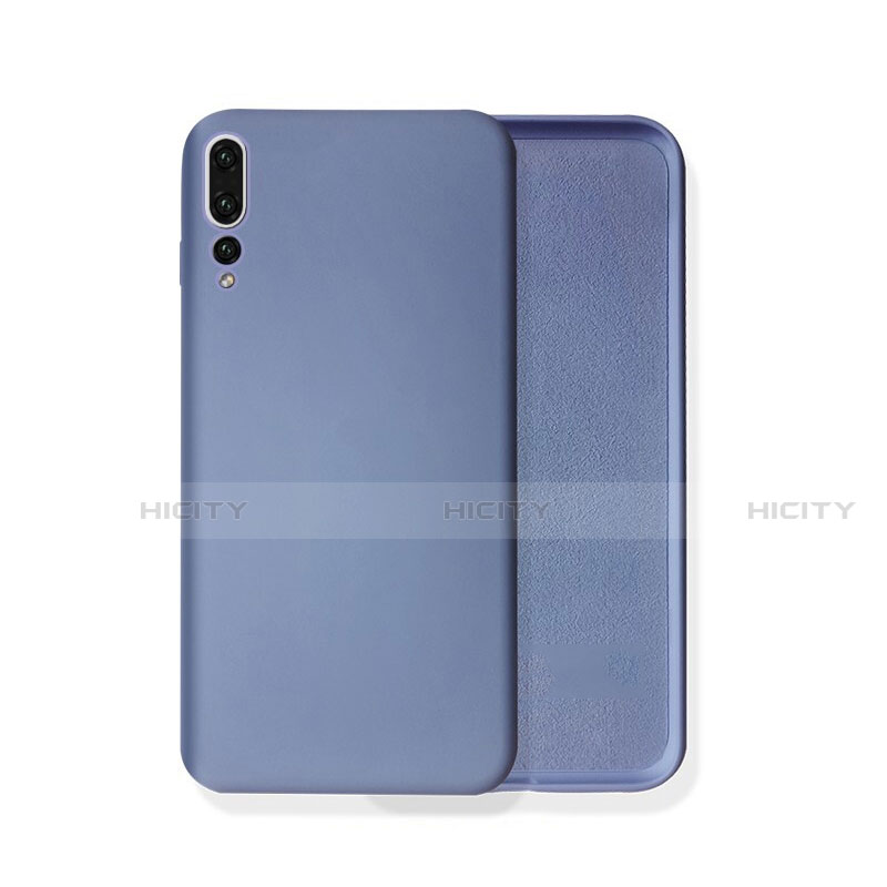 Silikon Hülle Handyhülle Ultra Dünn Schutzhülle 360 Grad Tasche C02 für Huawei P20 Pro Violett Plus