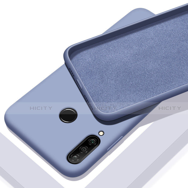 Silikon Hülle Handyhülle Ultra Dünn Schutzhülle 360 Grad Tasche C02 für Huawei P30 Lite Grau