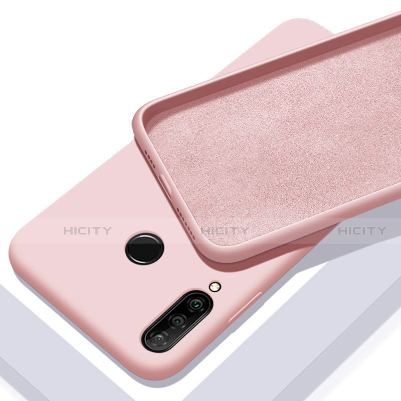 Silikon Hülle Handyhülle Ultra Dünn Schutzhülle 360 Grad Tasche C02 für Huawei P30 Lite New Edition Rosa