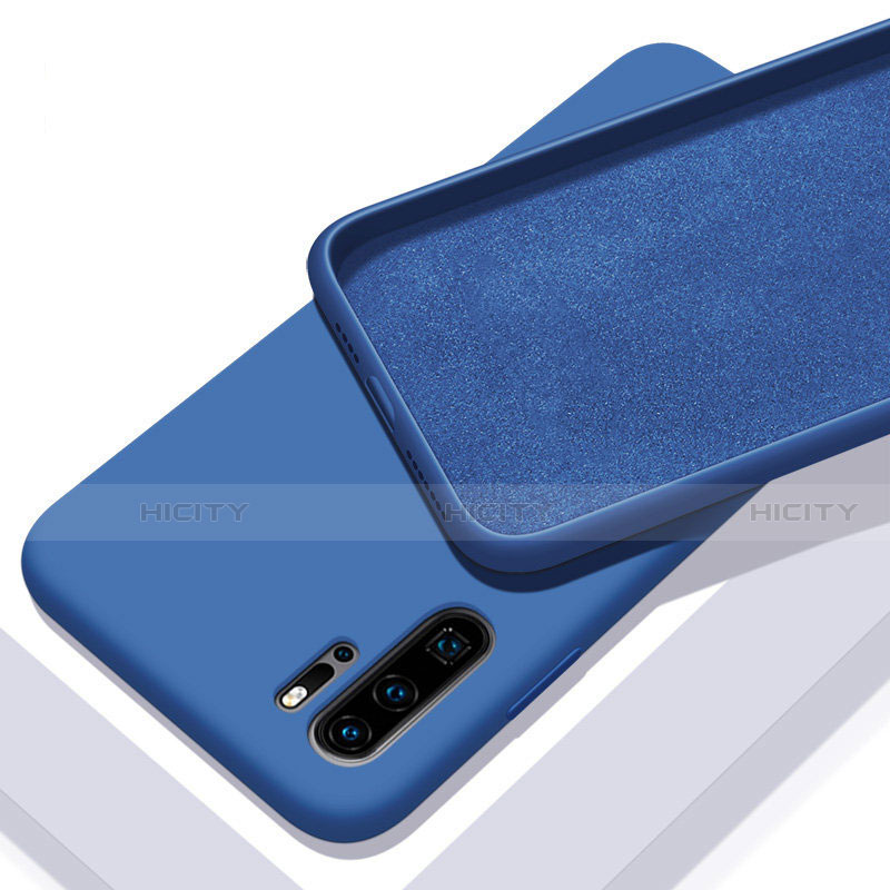 Silikon Hülle Handyhülle Ultra Dünn Schutzhülle 360 Grad Tasche C02 für Huawei P30 Pro New Edition Blau Plus