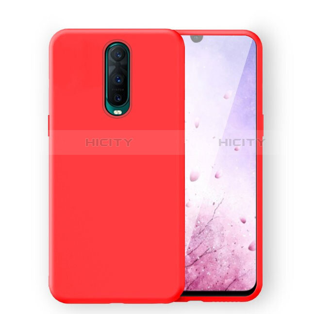 Silikon Hülle Handyhülle Ultra Dünn Schutzhülle 360 Grad Tasche C02 für Oppo RX17 Pro Rot