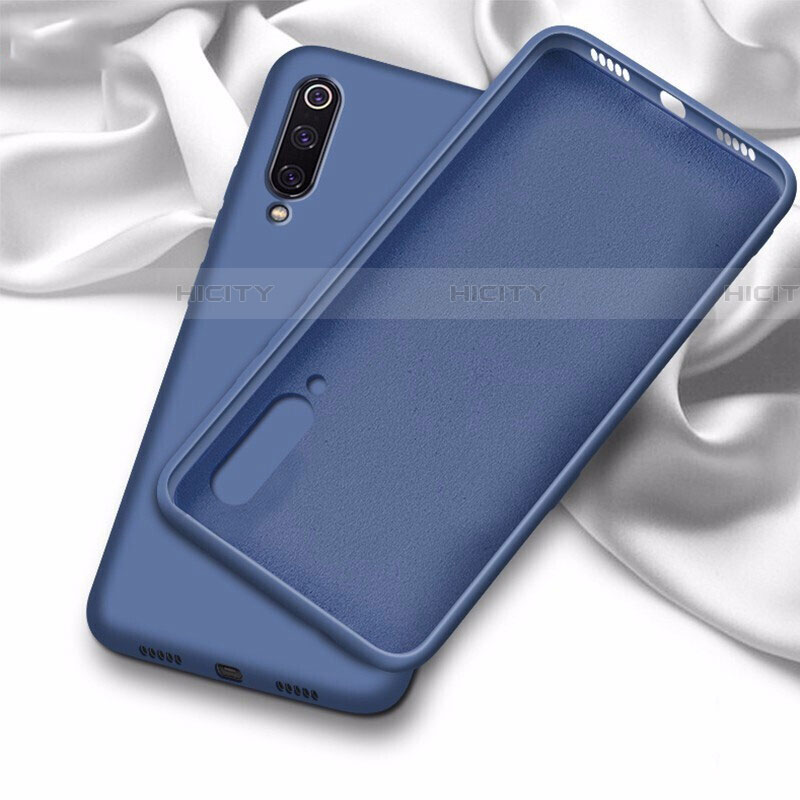 Silikon Hülle Handyhülle Ultra Dünn Schutzhülle 360 Grad Tasche C02 für Samsung Galaxy A70S Blau