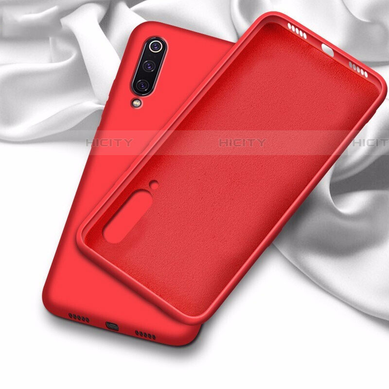 Silikon Hülle Handyhülle Ultra Dünn Schutzhülle 360 Grad Tasche C02 für Samsung Galaxy A90 5G Rot Plus