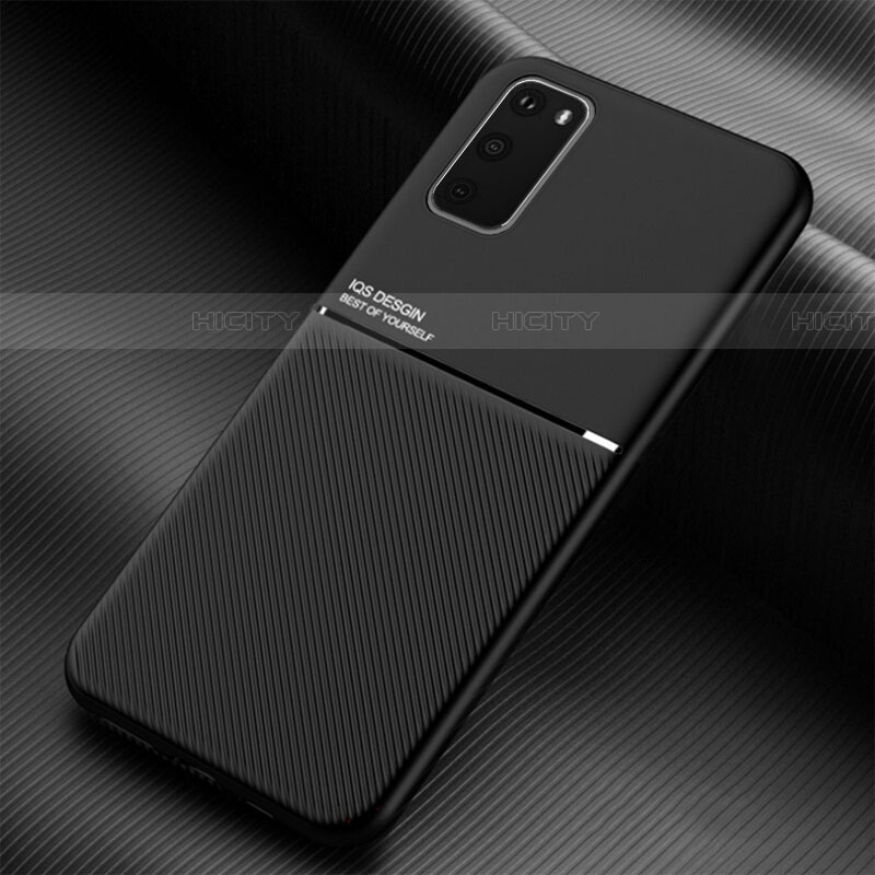 Silikon Hülle Handyhülle Ultra Dünn Schutzhülle 360 Grad Tasche C02 für Samsung Galaxy S20 5G Schwarz Plus