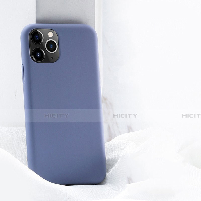 Silikon Hülle Handyhülle Ultra Dünn Schutzhülle 360 Grad Tasche C03 für Apple iPhone 11 Pro Violett