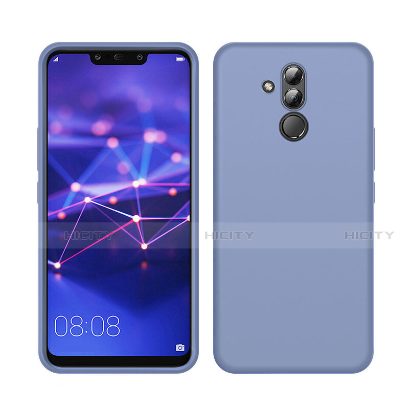 Silikon Hülle Handyhülle Ultra Dünn Schutzhülle 360 Grad Tasche C03 für Huawei Mate 20 Lite Violett