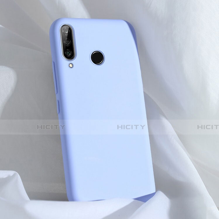 Silikon Hülle Handyhülle Ultra Dünn Schutzhülle 360 Grad Tasche C03 für Huawei Nova 4e Hellblau