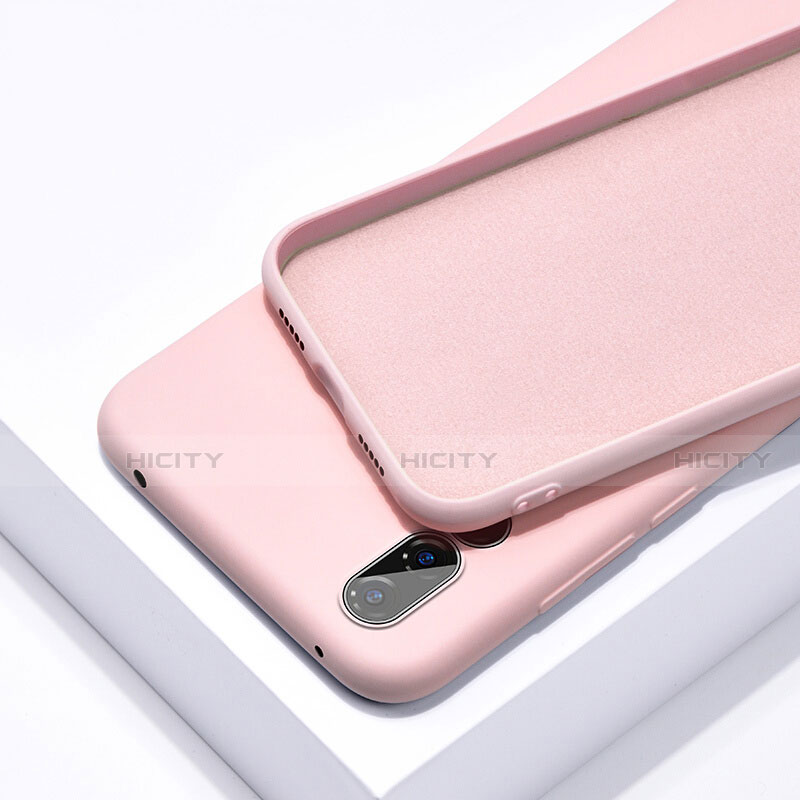 Silikon Hülle Handyhülle Ultra Dünn Schutzhülle 360 Grad Tasche C03 für Huawei P20 Pro Rosa Plus