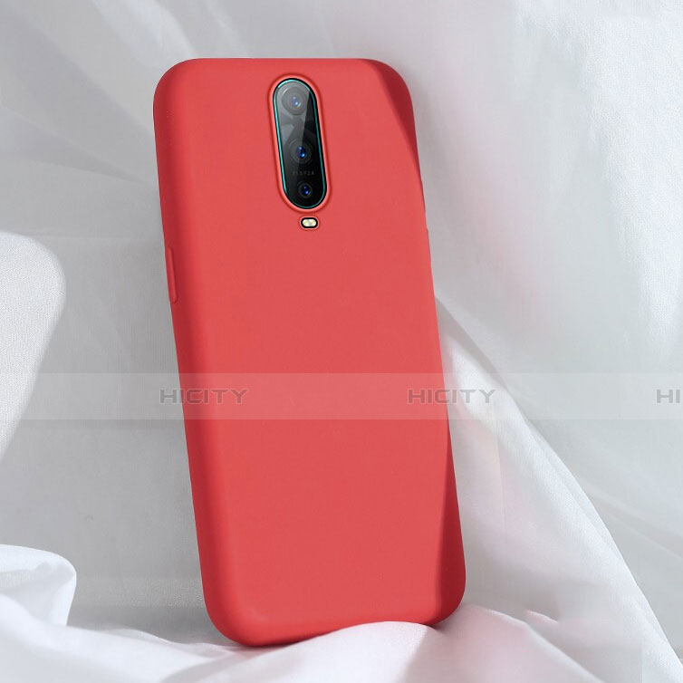 Silikon Hülle Handyhülle Ultra Dünn Schutzhülle 360 Grad Tasche C03 für Oppo R17 Pro Rot Plus