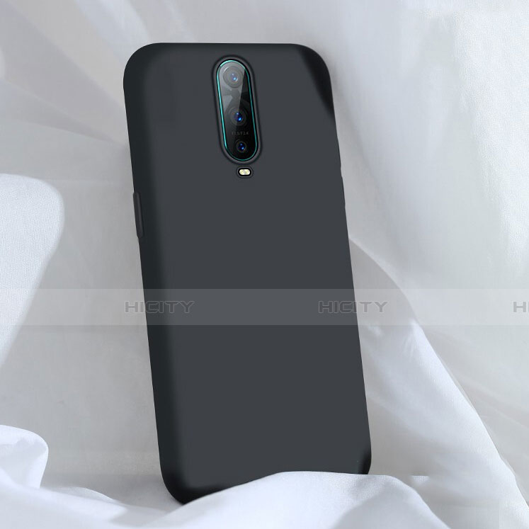 Silikon Hülle Handyhülle Ultra Dünn Schutzhülle 360 Grad Tasche C03 für Oppo R17 Pro Schwarz