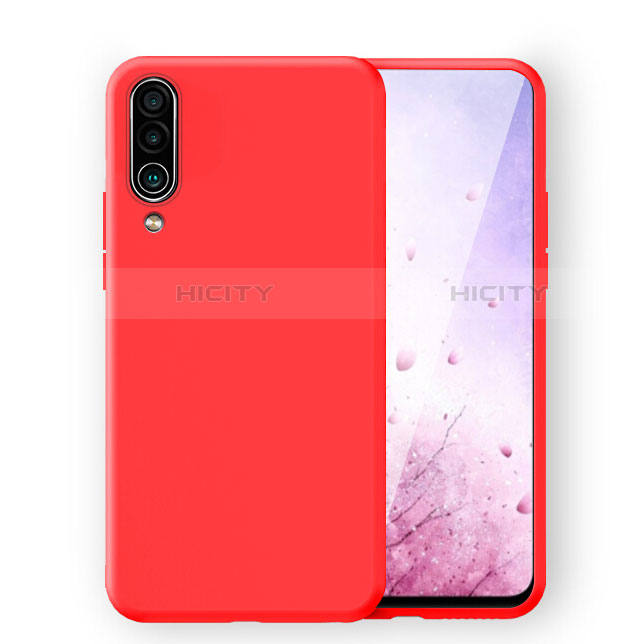 Silikon Hülle Handyhülle Ultra Dünn Schutzhülle 360 Grad Tasche C03 für Samsung Galaxy A70 Rot