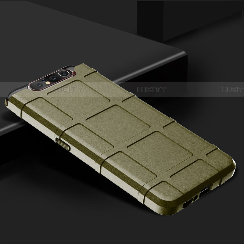 Silikon Hülle Handyhülle Ultra Dünn Schutzhülle 360 Grad Tasche C03 für Samsung Galaxy A90 4G groß