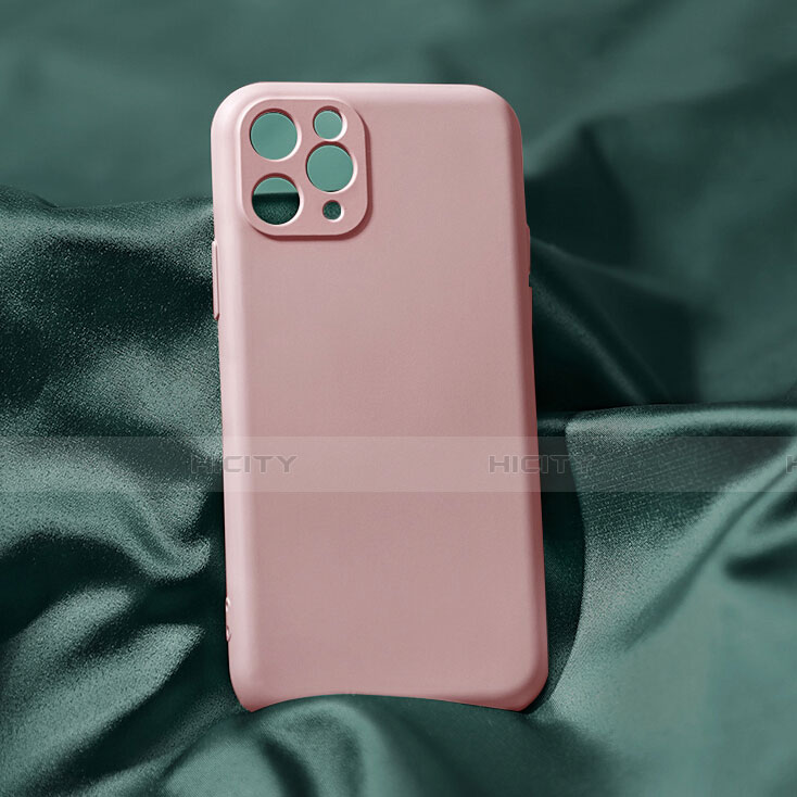 Silikon Hülle Handyhülle Ultra Dünn Schutzhülle 360 Grad Tasche C04 für Apple iPhone 11 Pro Rosa