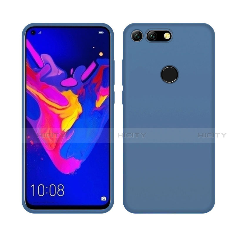 Silikon Hülle Handyhülle Ultra Dünn Schutzhülle 360 Grad Tasche C04 für Huawei Honor V20 Blau